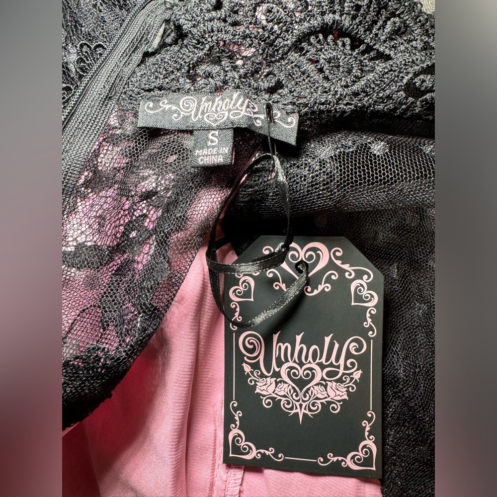 ✨🆕 Dolls Kill Unholy Rehearsal Party Mini Dress (Small) - Picture 8 of 9